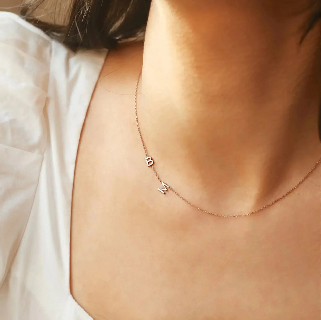 Collier Personnalisé avec Initiale Latérale — photo 11